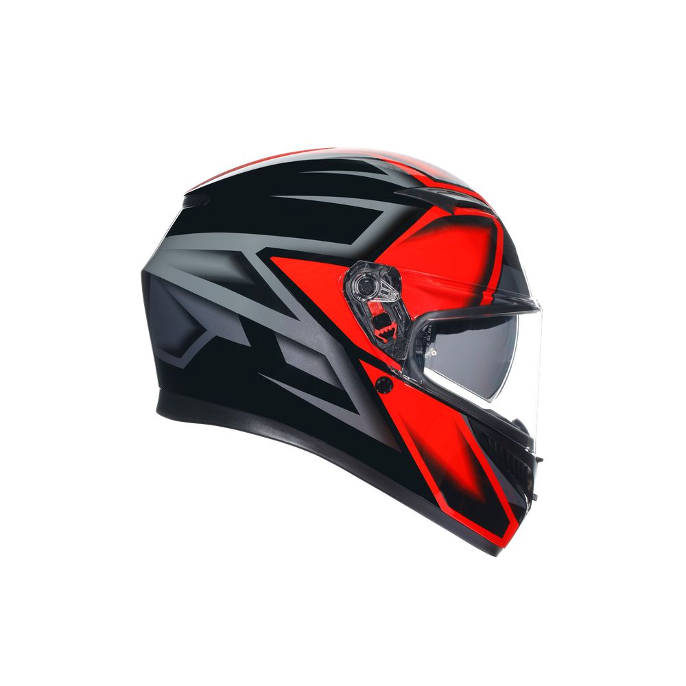 Casca Moto Full Face K3 E2206 Mplk Compound Black Red AGV 2118381001