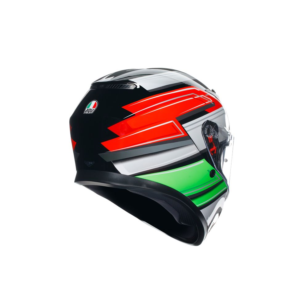 Casca Moto Full Face K3 E2206 Mplk Wing Black Italy AGV 2118381001