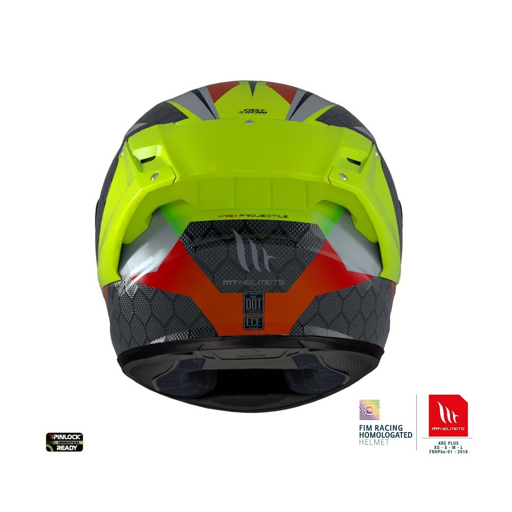 Casca Moto Full Face KRE Carbon Projectile D2 Grey MT Helmets