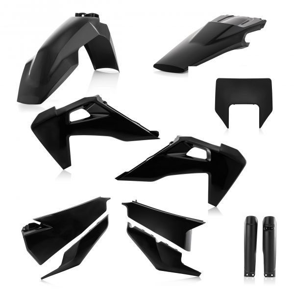 Plastice MX-Enduro Acerbis Kit Complet Plastice Husqvarna TE/FE 2020 Black