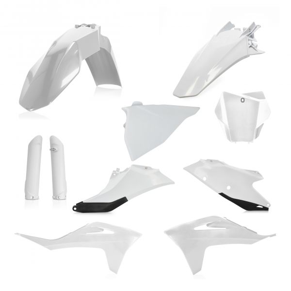 Plastice MX-Enduro Acerbis Kit Complet Plastice Gas-Gas EXC/MC White/Black 2021-2023