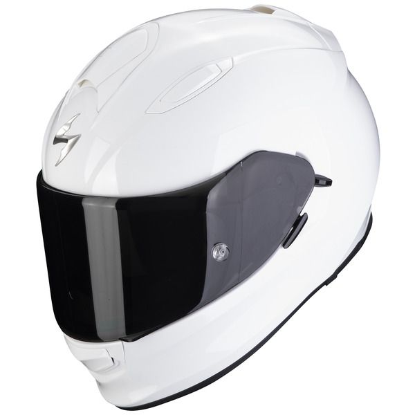 Casti Moto Integrale Scorpion Exo Casca Moto Full-Face/Integrala Exo 491 Solid Glossy White