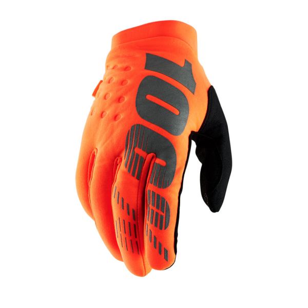 Manusi MX-Enduro 100 la suta Manusi Enduro Brisker Orange/Black