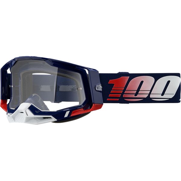 Ochelari MX-Enduro 100 la suta Ochelari Moto Enduro Racecraft 2 Republic Clear Lens