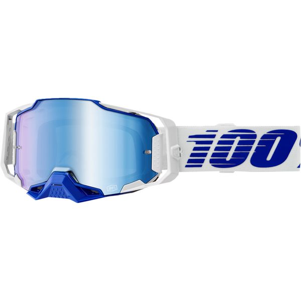 Ochelari MX-Enduro 100 la suta Ochelari Moto MX/Enduro Armega Blue Mirror-Blue Lens 50005-00031