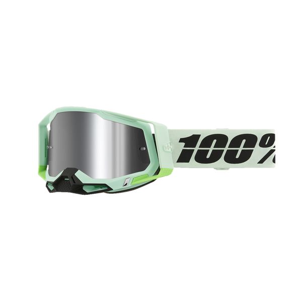 Ochelari MX-Enduro 100 la suta Ochelari Moto MX/Enduro Racecraft 2 Palomar Silver-Mirror  Lens 50010-00025