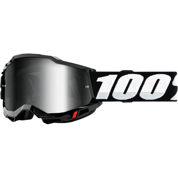 Ochelari MX-Enduro 100 la suta Ochelari Enduro Accuri 2 Black Mirror Silver Lens