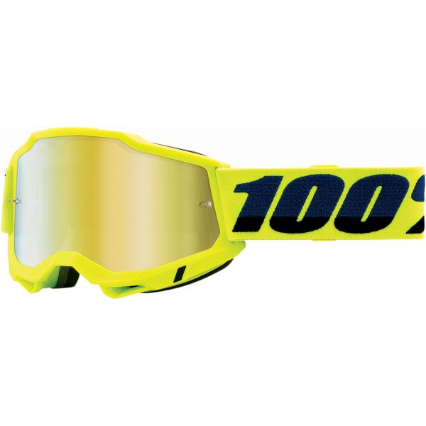 Ochelari MX-Enduro 100 la suta Ochelari Enduro Accuri 2 Mirror Gold Lens Fluo Yellow