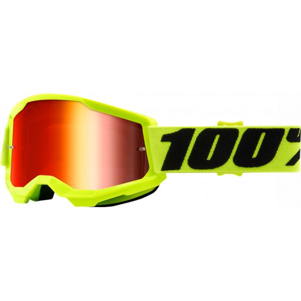 Ochelari MX-Enduro Copii 100 la suta Ochelari Enduro Copii Strata 2 Yellow Mirror Lens