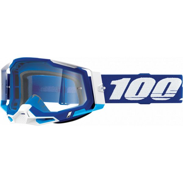 Ochelari MX-Enduro 100 la suta Ochelari Enduro Racecraft 2 Blue Clear Lens