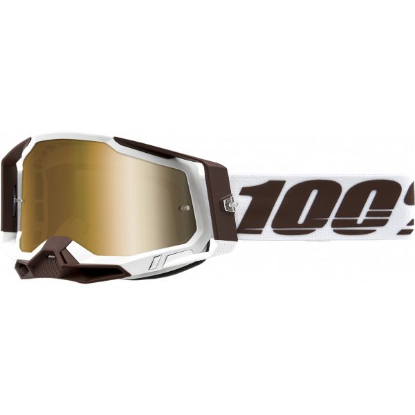 Ochelari MX-Enduro 100 la suta Ochelari MX Racecraft 2 Sbird Mirror Gold Lens - 50010-00007