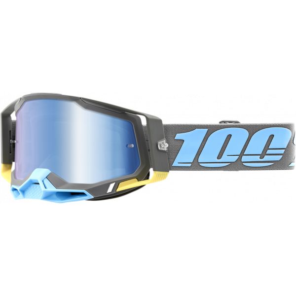 Ochelari MX-Enduro 100 la suta Ochelari MX Racecraft 2 Trinidad Mirror Blue Lens - 50010-00008