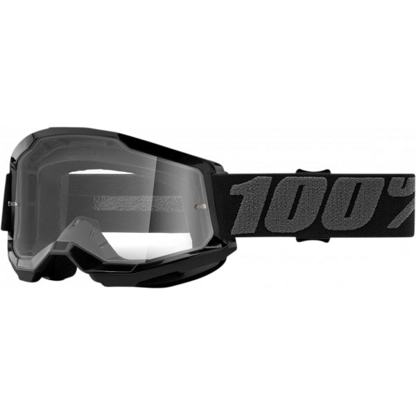 Ochelari MX-Enduro 100 la suta Ochelari Enduro Strata 2 Black Clear Lens
