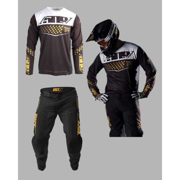 Combo MX Enduro 509 Combo MX/Enduro Tricou + Pantaloni 509 Race Speedsta Black Gold