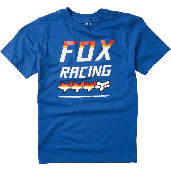 Tricouri/Camasi Casual Fox Racing Tricou Copii Full Count Blue