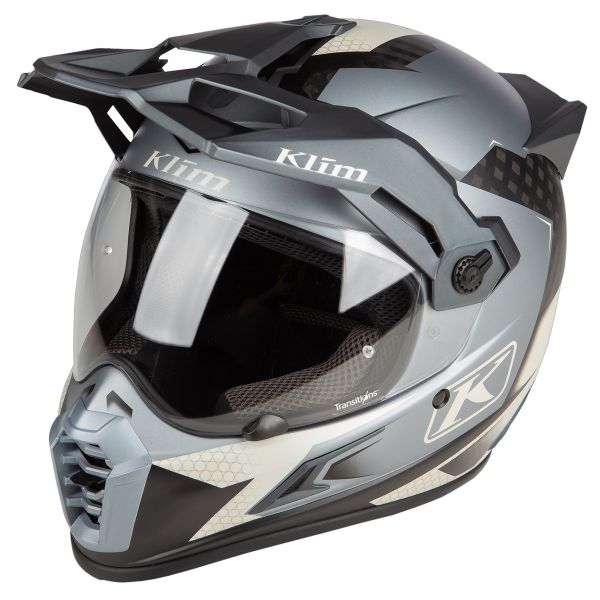 Casti Moto Adventure-Touring Klim Casca Moto Touring Krios Pro Helmet ECE Charger Gray