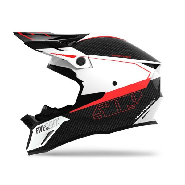 Casti Snowmobil 509 Casca Snow Altitude 2.0 Carbon Fiber 3K ECE Hi Flow Racing Red Matt 2022