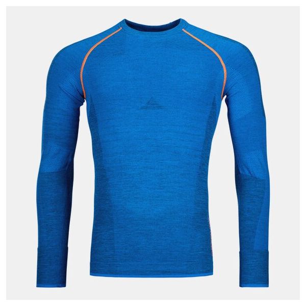 Underlayer Snow Ortovox Bluza Snowmobil Base Layer 230 Competition Long Sleeve Just Blue