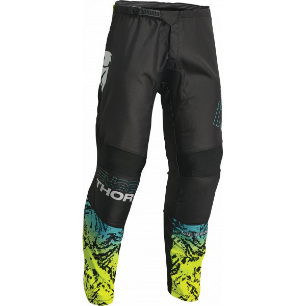 Pantaloni MX-Enduro Copii Thor Pantaloni Moto Enduro Copii Atlas Black/Teal 23