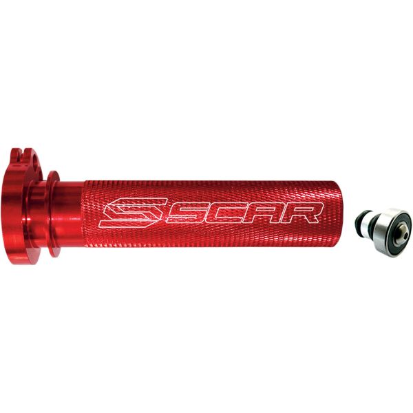 Manete si Comenzi MX Scar Tub Acceleratie Aluminiu Red Kaw/Yamaha/Suzuki 01-22 TT100R