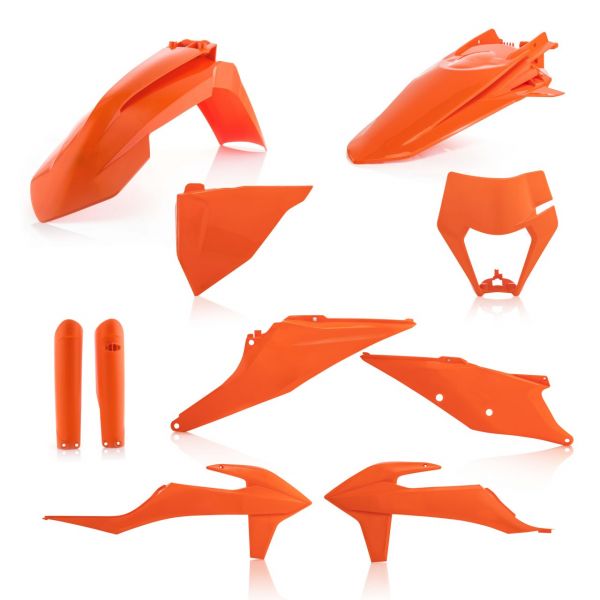 Plastice MX-Enduro Acerbis Kit Complet Plastice KTM EXC/EXC-F Orange16  20-23