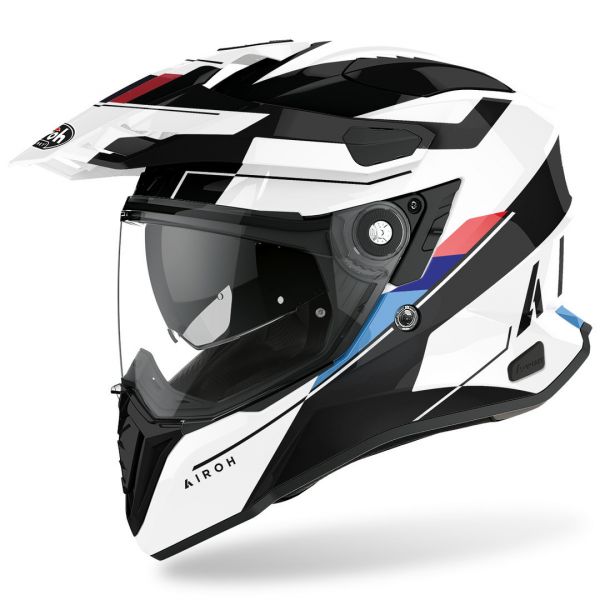 Casti ATV Airoh Casca ATV Commander Skill White Gloss 2022 