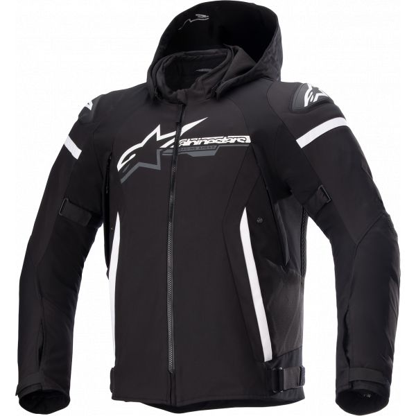 Geci Moto Textil Alpinestars Geaca Moto Textila Zaca Waterproof Black/White