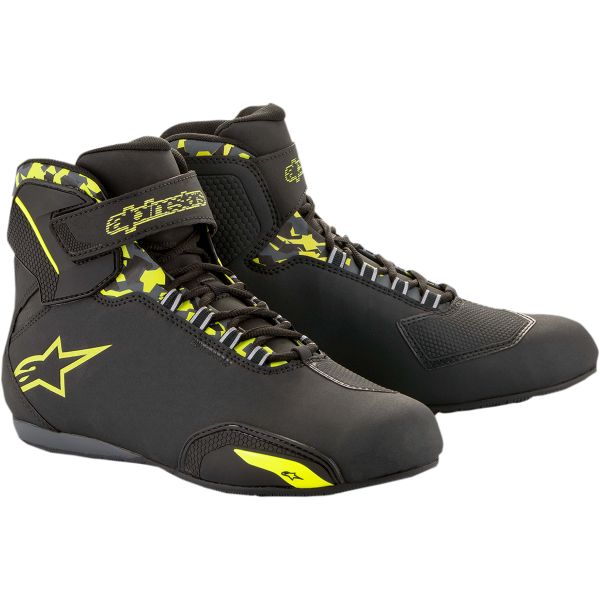 Short boots Alpinestars Shoe Sektor Wp Black/Grey/Yellow