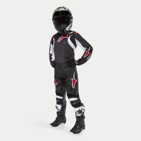 Ochelari MX-Enduro Copii Alpinestars Pantaloni Moto Enduro/MX Copii Racer Lucent Black/White 24