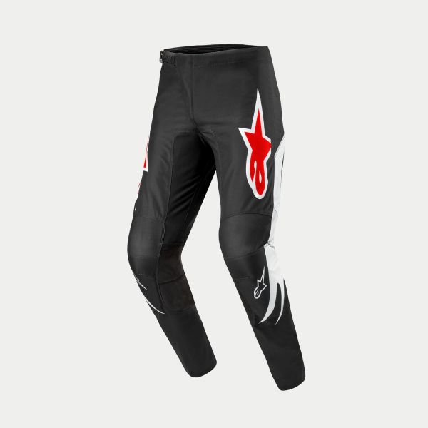 Pantaloni MX-Enduro Alpinestars Pantaloni Moto Enduro/MX Fluid Lucent Black/White/Red 24