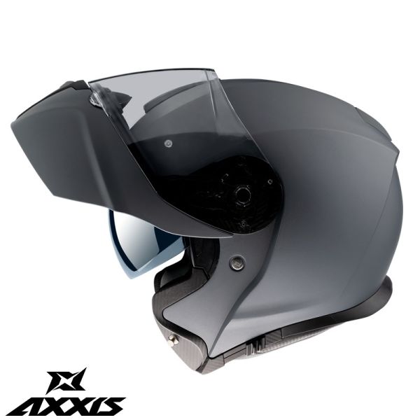 Casti Moto Flip-up (Modulabile) Axxis Casca Moto Flip-Up Gecko Sv A2 Matt Titanium 24