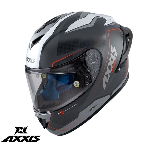 Casti Moto Integrale Axxis Casca Moto Full-Face/Integrala Cobra Rage A2 Glossy Grey 24
