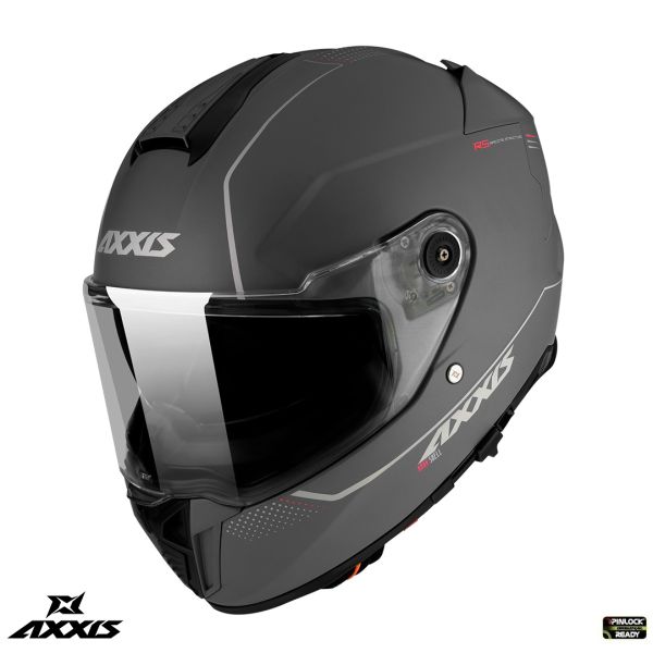 Casti Moto Integrale Axxis Casca Moto Full-Face/Integrala Hawk Sv A2 Matt Titanium 24
