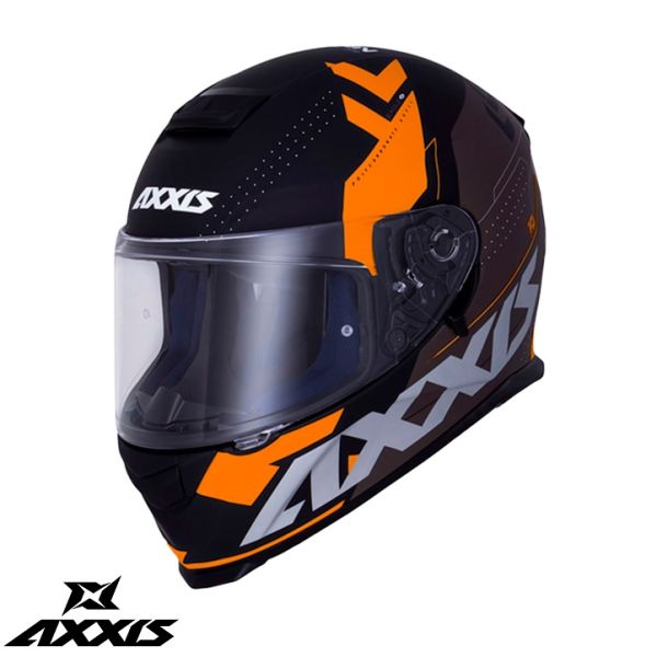 Casti Moto Integrale Axxis Casca Moto Full-Face/Integrala Sv Diagon D4 Matt Orange 24