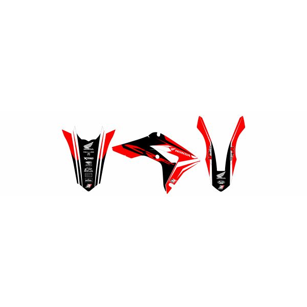 Grafice Moto Blackbird Kit Grafica Dream 4 Honda CR125 02-07 2136n