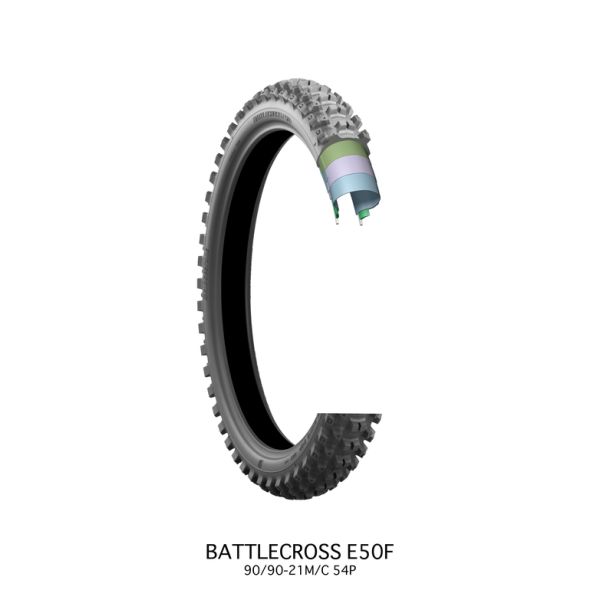 Anvelope Dual-Sport Bridgestone Anvelopa Moto Battlecross E50F 90/90-21 54P TT FIM