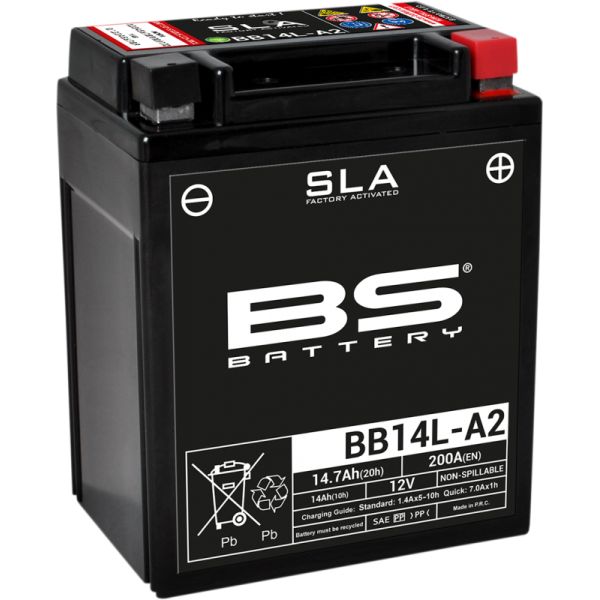 Acumulatori Fara Intretinere BS BATTERY Baterie Moto Bb14l-a2 SLA 12v 200A 300759