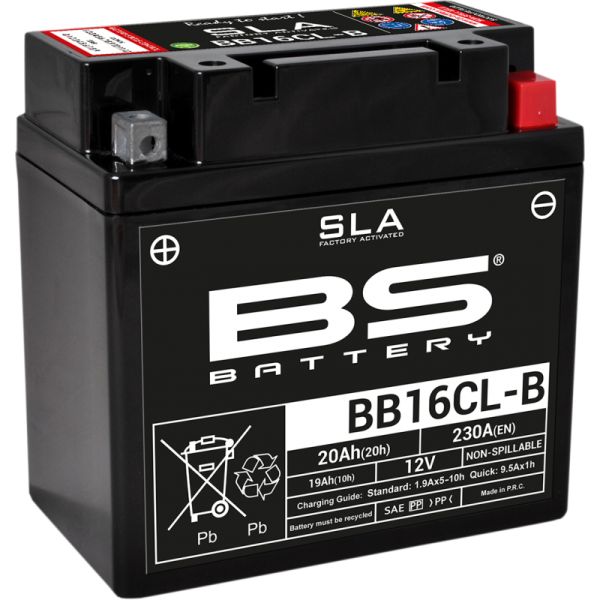 Acumulatori Fara Intretinere BS BATTERY Baterie Moto Bb16cl-b SLA 12v 230A 300771