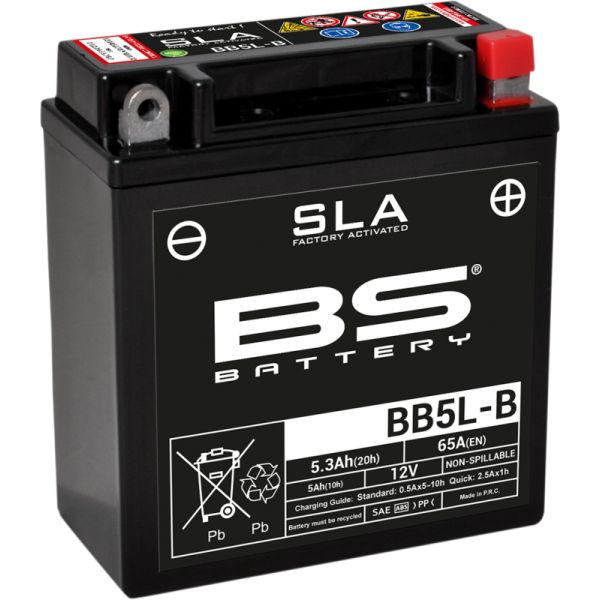 Acumulatori Fara Intretinere BS BATTERY Baterie Moto Bb5l-b SLA 12v 65A 300671