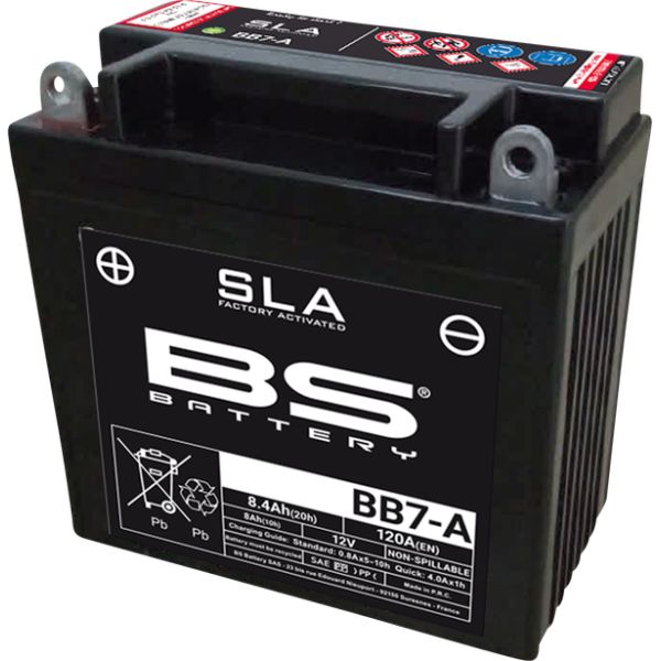 Acumulatori Fara Intretinere BS BATTERY Baterie Moto Bb7-a SLA 300850