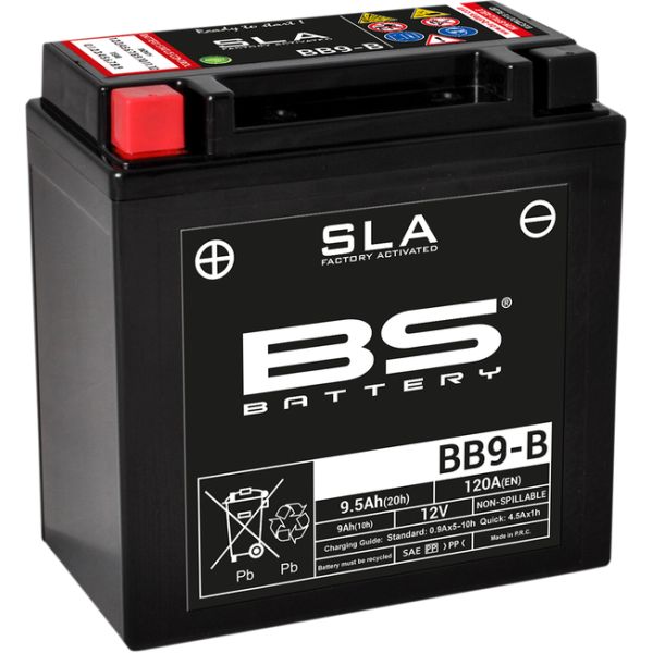 Acumulatori Fara Intretinere BS BATTERY Baterie Moto Bb9-b SLA 12v 115A 300675