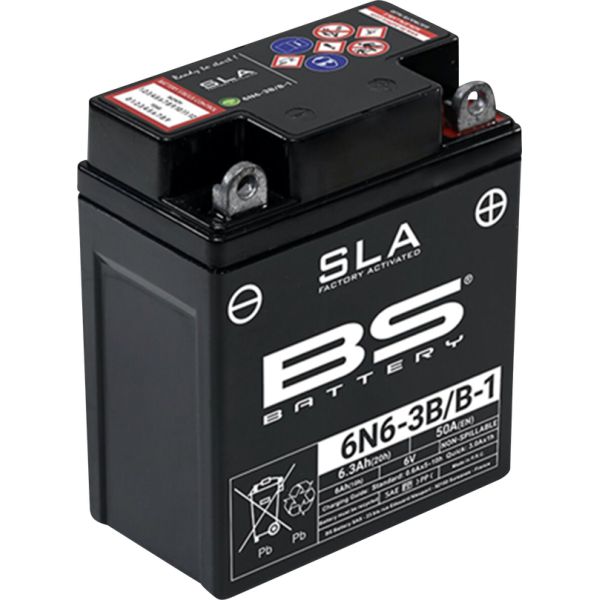 Acumulatori Fara Intretinere BS BATTERY Baterie Moto Bs 6n6-3b/b-1 300917