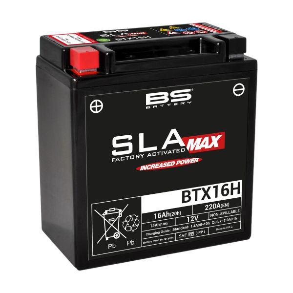Acumulatori Fara Intretinere BS BATTERY Baterie Moto Bs Btx16h SLA-max 300896