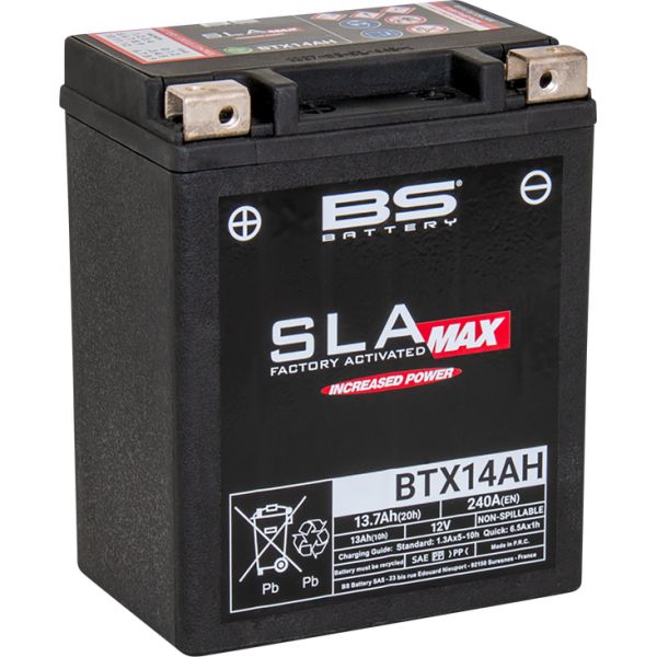 Acumulatori Fara Intretinere BS BATTERY Baterie Moto Btx14ah SLA Max 300863