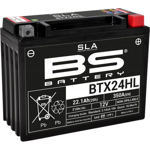 Maintenance Free Battery BS BATTERY Battery Btx24hl SLA 12v 350A 300770
