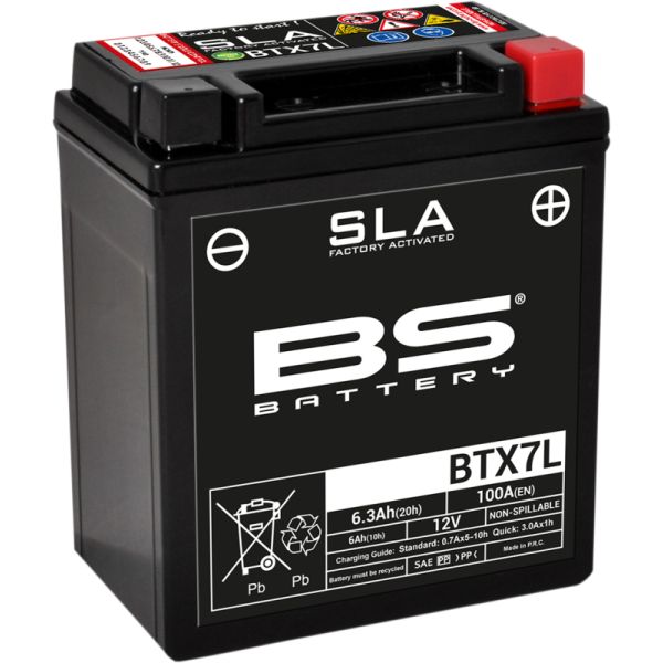 Acumulatori Fara Intretinere BS BATTERY Baterie Moto Btx7l SLA 12v 100A 300673