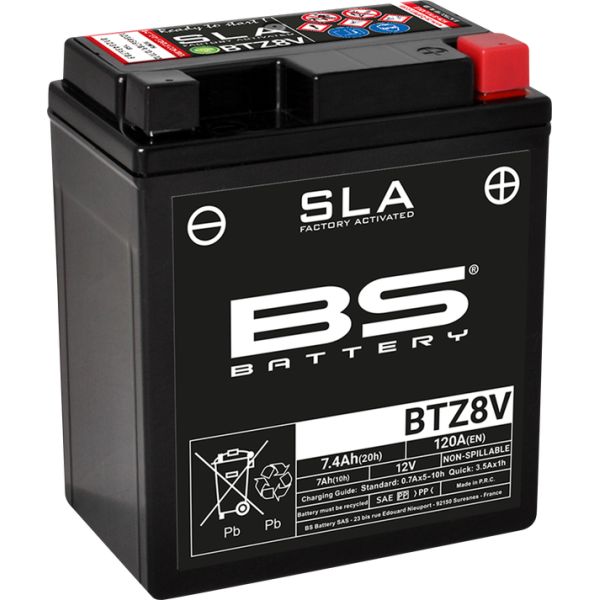 Acumulatori Fara Intretinere BS BATTERY Baterie Moto Btz8v SLA 300890