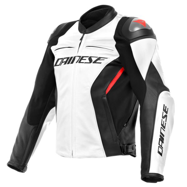 Echipamente DAINESE Dainese Geaca Moto Piele Racing 4 White/Black 23