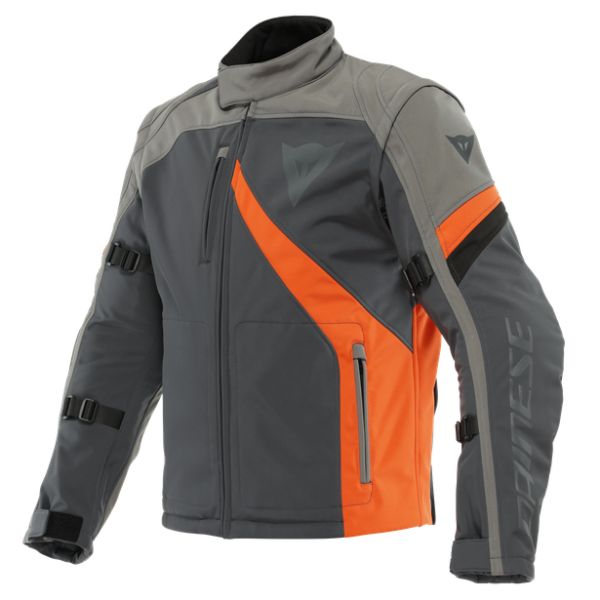 Echipamente DAINESE Dainese Geaca Moto Textila Ranch Tex Ebony/Charcoal-Gray/Flame-Orange 23