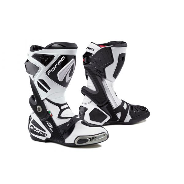 Cizme Moto Sport Forma Boots Cizme Moto Racing Ice Pro White